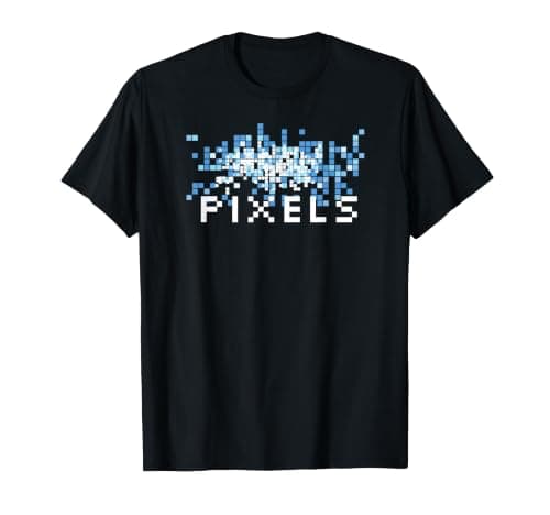 Pixels Retro Gaming Pixel Art Graphic Tee T-Shirt