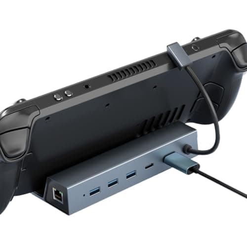 Handheld Game Console Dock 6-in-1 Screen Mirroring Accessories