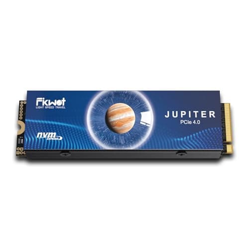 Fikwot FX910 1TB SSD M.2 NVMe, PCIe Gen4 Gaming SSD with Heatsink, HMB+SLC, Up to 7300MB/s, M2 2280 Internal Solid State Drive for PS5, PC/console gaming and video editing