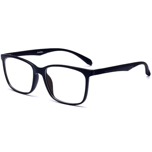 ANRRI Blue Light Blocking Glasses Lightweight Eyeglasses Frame Filter Blue Ray Computer Game Glasses