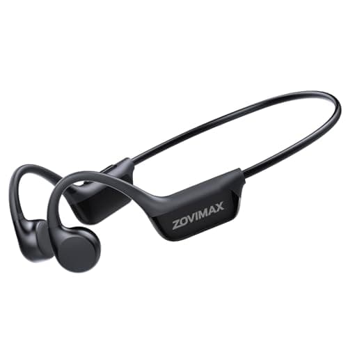 ZOVIMAX Bone Conduction Headphones, Bluetooth 6.0 Open Ear Sport Earphones