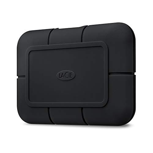 LaCie Rugged SSD Pro 2TB, External SSD, USB-C, Thunderbolt 3, PC Mac & iPad, Data Rescue Services (STHZ2000800)