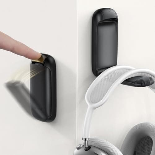 Lamicall Headphone Holder Hook Desk-[Dual Spring] Foldable Headphone Hanger