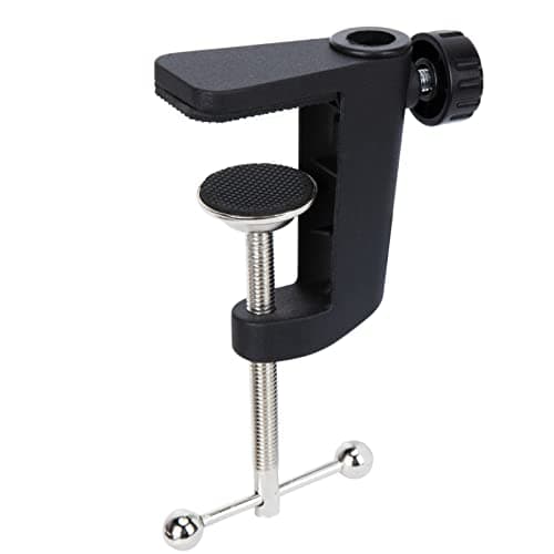 Metal Desk Clamp for Microphone Arm Stand Holder with 360º Adjustable Screw by SUNMON