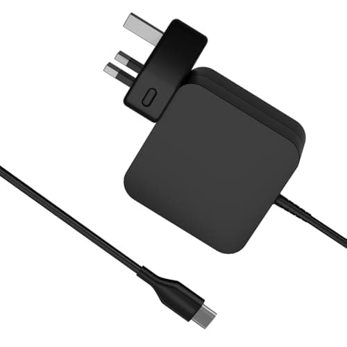PowerPortnerLink 65W USB C Charger Compatible with ASUS ROG Ally X R1 Z1, Steam Deck, Legion Go, Switch/Lite/OLED/Switch2/ MSI Claw/Cloud, GPD Win, onexplayer, Ayaneo Gaming Handheld