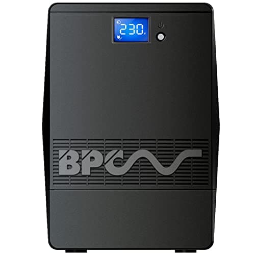 BPC Energy UPS Power Supply UK, Computer Uninterruptible Power Supply Units - 1000VA /600Watts UPS with Battery Backup, 3 IEC Outputs for Surge Protection Ideal for Home or Office, 2 Year Warranty