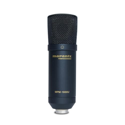 Marantz Professional MPM-1000U USB Condenser Microphone | Plug-and-Play, No Drivers Needed, Ideal for Calls, Teaching, Podcast Starters & Voice Recording, PC/Mac, Cable & Stand Incl.