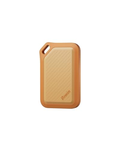 BIWIN PR2000 External SSD 1TB, Up to 2000 MB/s, IP67 Dust & Waterproof Portable SSD, Up to 3m Drop Protection, Supports 4K 60FPS ProRes Record, USB-C USB3.2 Gen2x2, Orange