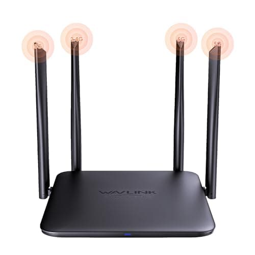WAVLINK BE5100 WiFi 7 Router, Dual Band Gaming Router | 2.5G WAN, 4 Gigabit LAN, WPA2/WPA3 Mix, Guest WiFi, Parental Control, QoS, MU-MIMO, IPv6 & Advanced VPN for Home