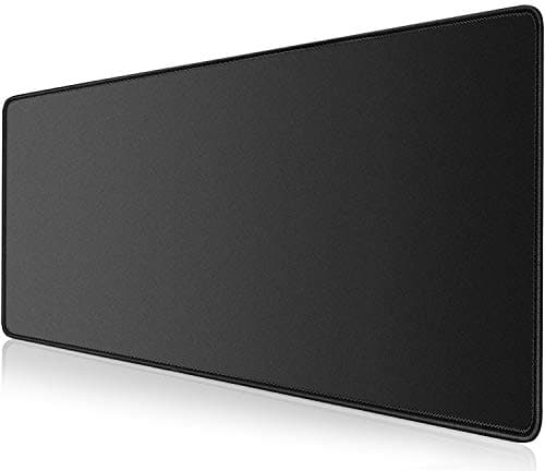 KTRIO Large Gaming Mouse Mat 800 x 400 mm, Black XL Desk Mat