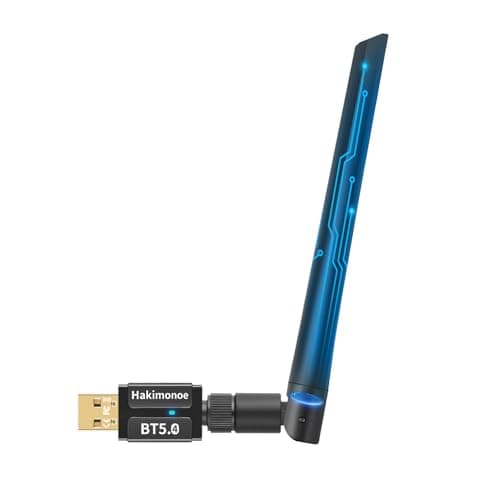 Hakimonoe Long Range Bluetooth 5.4 Adapter for PC, Wireless USB Receiver