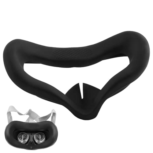 Facial Interface & Face Cover Pad for Oculus Quest 2, Sweat-Proof PU Foam