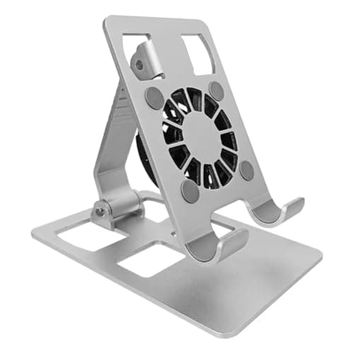 Erpmlyo Phone Stand with Cooling Fan for Heat Dissipation and Tablet Use