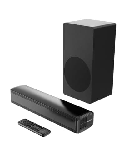 Oakcastle SB40 Xtra Soundbar for TV, 2.1 with Subwoofer, 90W, HDMI ARC