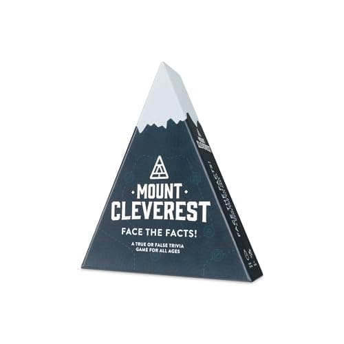 Mount Cleverest® Original Edition | True or False Trivia Game | Fun Adults & Kids Family Card Game | Stocking Filler | Party Games for Birthday | Travel Games | Gift for Boys and Girls
