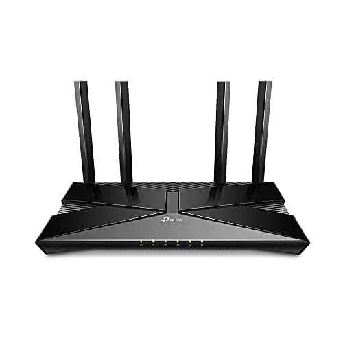 TP-Link Archer AX10 Wi-Fi 6 WLAN Router (1202 Mbps 5 GHz, 300 Mbps 2.4 GHz, 4 × Gigabit LAN Ports, Access Point Mode, HomeCare, Compatible with Alexa), Black | Wide coverage. Stable connection for many devices. Compatible with EasyMesh Tether App Control.