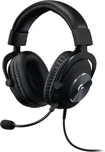 Logitech G PRO X Gaming-Headset | Corded Over-Ear Gaming Headphones, Blue VO!CE Mic, DTS Headphone:X 7.1, 50mm PRO-G, PC/PS/Xbox/Switch - Black