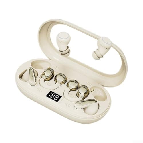 3-in-1 Wireless Earbuds 6.0 Surround Sound 3-in-1 Wireless Earbuds(Beige)
