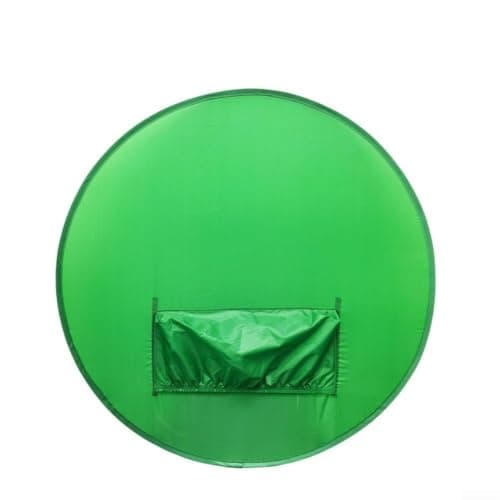 Portable Green Screen Chair Backdrop 75cm Collapsible Chroma Key for Streaming Gaming Video Calls Home Studio Setup