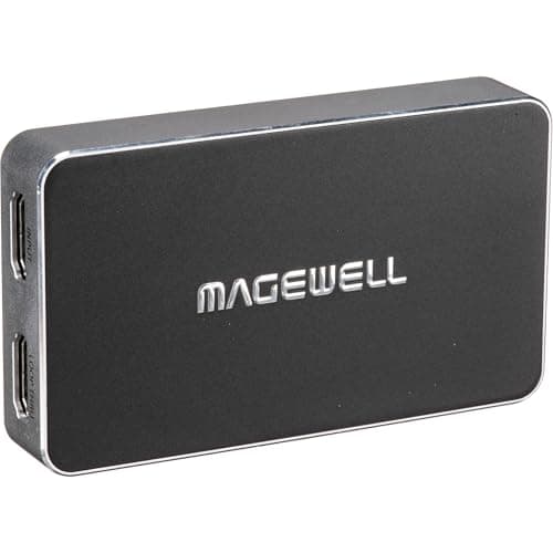 Magewell USB Capture HDMI Plus 2K PN: 32040 | 1-ch HDMI to USB with loop-through, analog audio in/out, up to 2K capture. Plug-and-play, no drivers needed.
