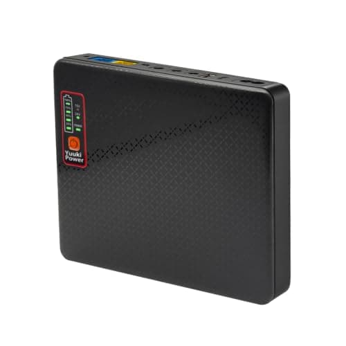Yuuki Power UK Mini UPS for Router BT Hub 20800mAh(62Wh) 12V⎓1.5A Battery Backup USB 5V⎓2A DC 9V⎓1A UPS Power Supply