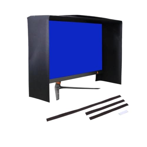 Nexusectar Computer Monitor Hood Adjustable Anti-Glare Foldable|