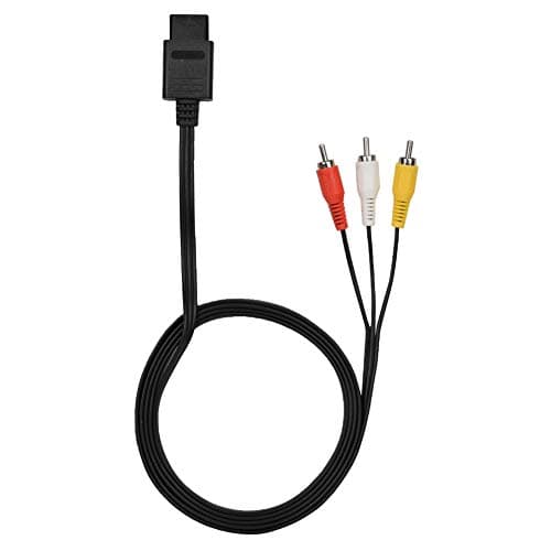 Culnflun AV Cable for SNES Game Console, Audio Video Composite Cable with 3-Connector Phono Plug for Retro Game Console