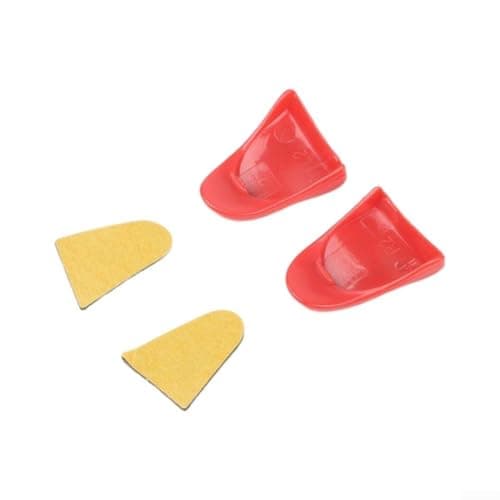 for ps5 Edge Controller Trigger Stop Extenders L2 R2 with Anti-Slip Texture - Ergonomic Shoulder Button Aid for Big Hands Gamers(red)