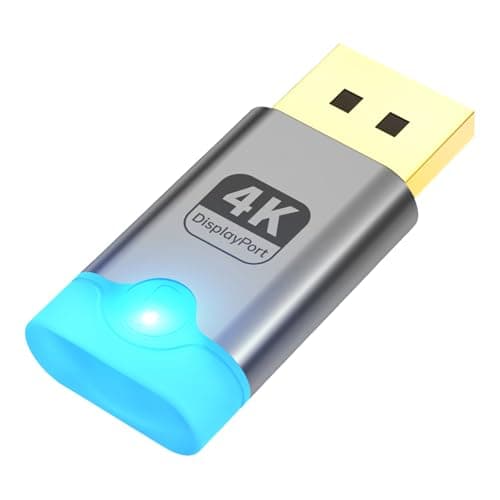 Virtual Display Adapters, 4K 60Hz Resolution, Plug, Grey