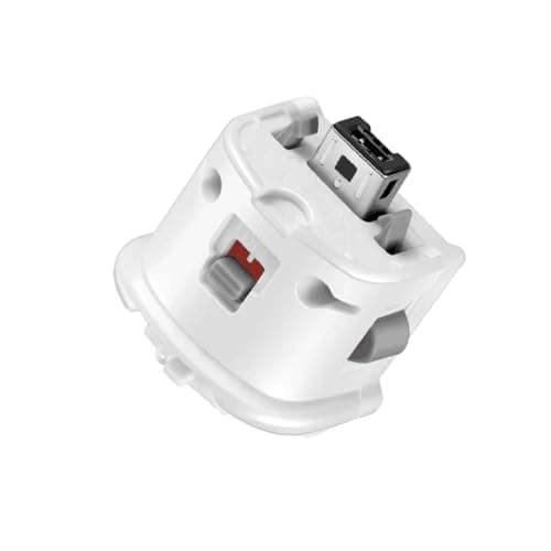 GAOHOU 1Pcs Motion Plus Adapter Sensor Compatible with Wii Remote Control (White)