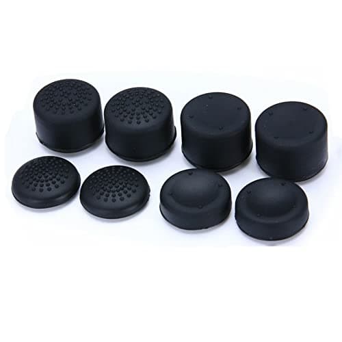 8 PACK Thumb Stick Cover Analog Joystick Grip Caps Extender For PS4 Controller