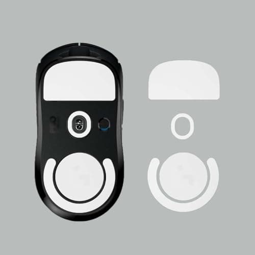 Rounded Edges Mouse Skates,Suit for Logitech G Pro X Superlight,Wireless Gaming Mouse feet Replacement Compatible with G Pro X Performance Upgrade