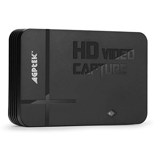 1080P Game Video Capture Card with HDMI and YpbPr Input, Mic-in Video Recorder Compatible with Xbox 360/One/ PS3 /PS4 etc