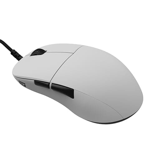 ENDGAME GEAR XM2 8k Wired Gaming Mouse - 8000Hz Polling Rate, Kailh GM 8.0 Switches, PixArt PAW3395 Sensor, 52g Lightweight - White Edition