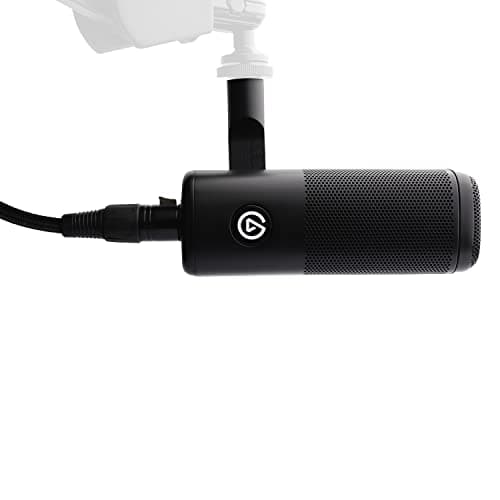 Elgato Wave DX with Cable - Dynamic XLR Microphone with 10ft/3m XLR Cable, speech optimised for Podcasting, Streaming, Broadcasting, No Signal Booster Required, works with any Interface, PC/Mac