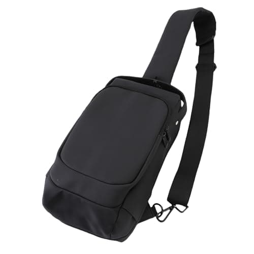 Bewinner Carrying Travel Bag for Deck OLED, Handheld Gaming Console Sling Bag, Shockproof Hard Shell Protective Shoulder Chest Carrying Case