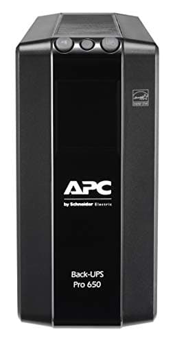 APC by Schneider Electric Back UPS Pro - BR650MI - UPS 650VA (6 IEC Outlets, LCD Interface, 1GB Dataline Protection)