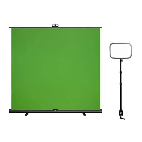 Elgato Green Screen XL - 2x1.82m/79x72" Collapsible Chroma Key Backdrop for Streaming, Video Conferencing, on Instagram, TikTok, Zoom, Teams, OBS