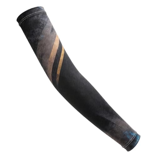 AEYURUID Gaming Arm Sleeve Low-Friction – eSports Compression Sleeve for Mouse Pad Comfort, Full Arm Coverage, Sweat-Wicking & Smooth Glide for Gamers (Black Grey)