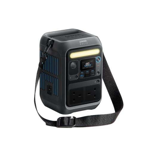 Anker SOLIX C300X, 300W 288Wh Portable Power Station with Adjustable Strap