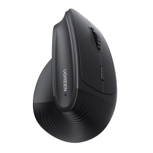 UGREEN Ergonomic Wireless Mouse, Bluetooth &2.4GHz Dual Mode Computer Mouse