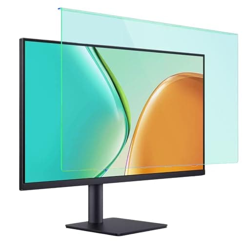 PRSPR 27 Inch Green Blue Light Filter Screen Protector for Computer Monitor – Hanging Type Anti-Glare Acrylic Eye Protection Panel, Removable Design for 16:9 LED LCD Display(Green Blue Light Hanging
