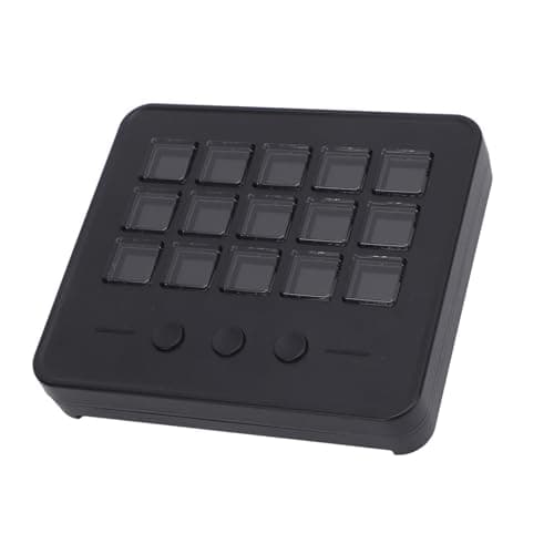 VBESTLIFE Stream Controller, Customizable LCD Keypad with Macro Keys for OBS, PC Content Creation, Trigger Actions, Compact RGB Media Control