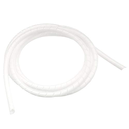 Amazon Basics Cable Tidy Sleeve, Ideal for Cable Management and Protecting Cords From Pets, 2.5 m - White