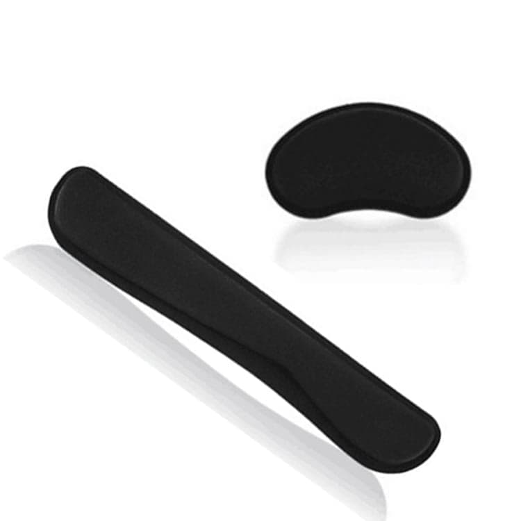Keyboard Wrist Rest & Mouse Wrist Rest, Keyboard and Mouse Pad with Ergonomic Raised Memory Foam for Easy Typing & Pain Relief, Wrist Support Pad Set Suit for Computer/Laptop/Working/Gaming