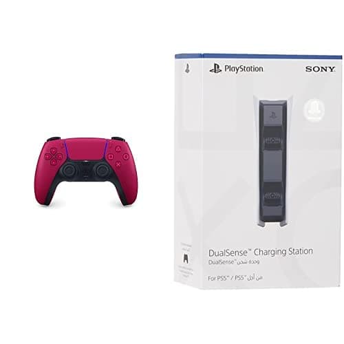 Cosmic Red DualSense + Charging Station