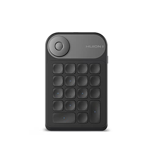 HUION Keydial Mini Bluetooth 5.0 Combines 18 keys with a Dial Controller