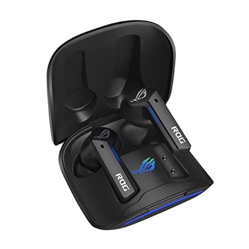 ASUS ROG Cetra True Wireless Gaming Earbuds - Bluetooth, Low Latency, ANC Noise Cancellation, Touch Control, IPX4 Waterproof, 27 Hour Battery, Wireless Charging, for PC, Mobile Phone
