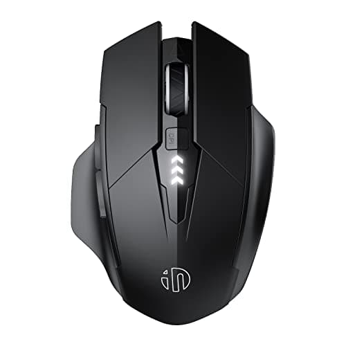 INPHIC Upgraded Silent Bluetooth Wireless Mouse, 12800 DPI Gaming Mouse
