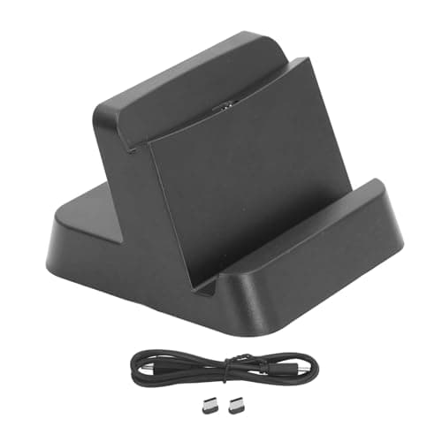 PS5 Portal Gaming Console Charging Dock Fast Charging Station, Portable and Safe Charger Stand for Home and Travel (Black)